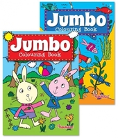 Jumbo colouring book-1&2