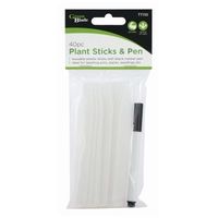 Plant sticks & pen-pk40