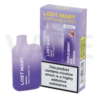 Lost Mary disposable vape-BM600-Triple Berry Ice