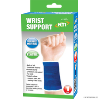 Elastic wrist support-blue