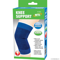 Elastic knee support-blue