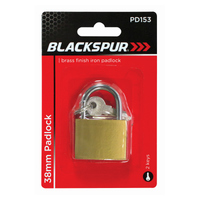 Blackspur iron padlock-38mm