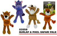 Burlap & Pixel safari pals