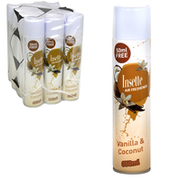 Insette air freshener-vanilla+coconut-300ml