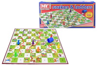 Snakes & Ladders game in printed box
