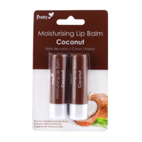 Pretty moisturising lip balm-coconut