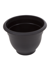 Bell pot round planter-slate-48cm