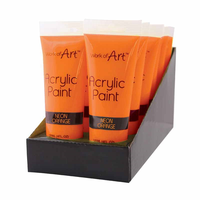 Neon Orange acrylic paint-120ml
