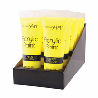 Neon yellow acrylic paint-120ml