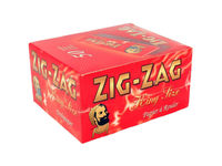 Red king sized Zig Zag papers-box 50