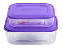 Easy close food containers-pk2-2ltr+1ltr